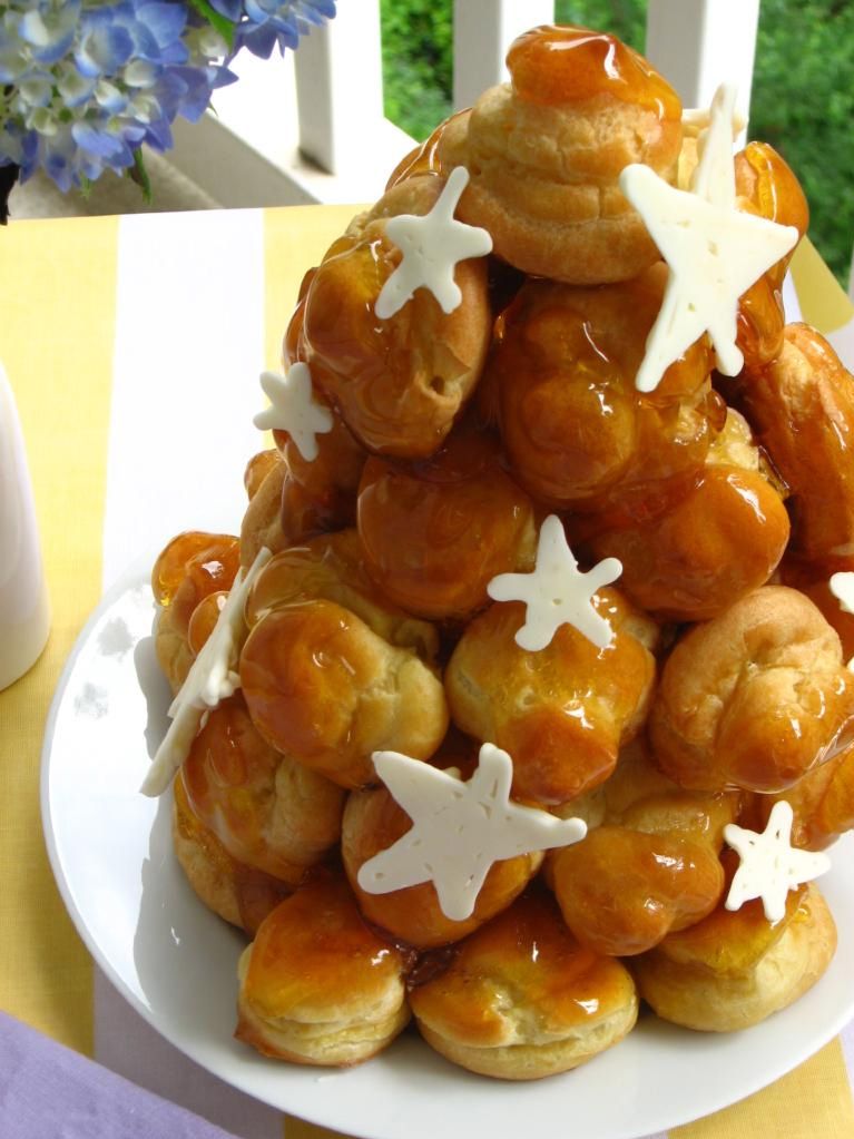 Caramel Cream Croquembouche Willow Bird Baking